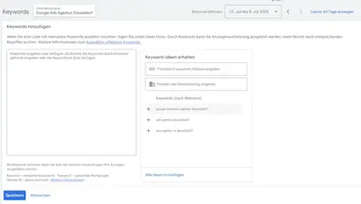 Google Ads Keywords